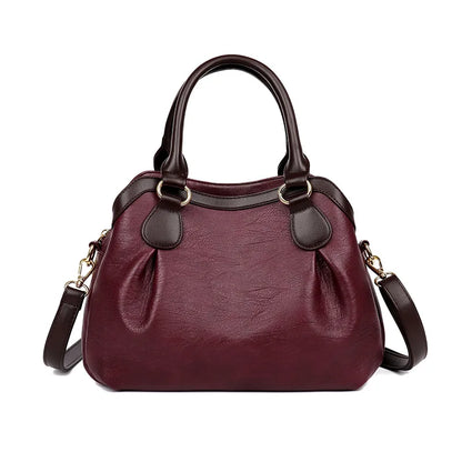 CFUN YA 2023 Fall Winter Women Handbags PU Leather Female Shoulder Bags Mother's Purse Messegner Pack Ladies Totes Bag Mochilas
