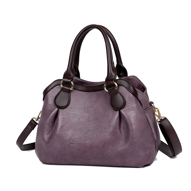 CFUN YA 2023 Fall Winter Women Handbags PU Leather Female Shoulder Bags Mother's Purse Messegner Pack Ladies Totes Bag Mochilas