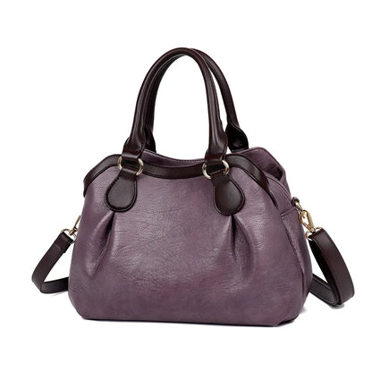 CFUN YA 2023 Fall Winter Women Handbags PU Leather Female Shoulder Bags Mother's Purse Messegner Pack Ladies Totes Bag Mochilas