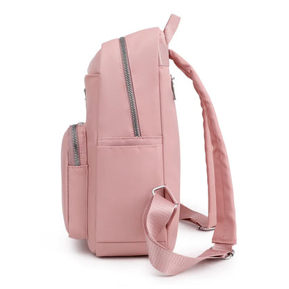 CFUN YA  2023 Fashion Pink Junior High School Backpack Women's Bag Summer Boho Travel Bagpack Student Schoolbag Girls Mom Bag