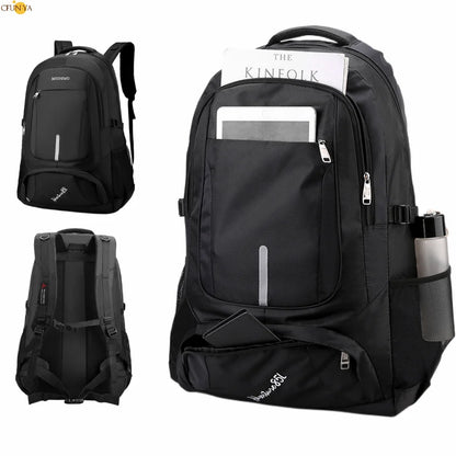 CFUN YA 2023 New Climbing Backpack Men Rucksack 65L/85L Outdoor Sports Bag Pack Camping Hiking Backpacking Women Trekking Bag