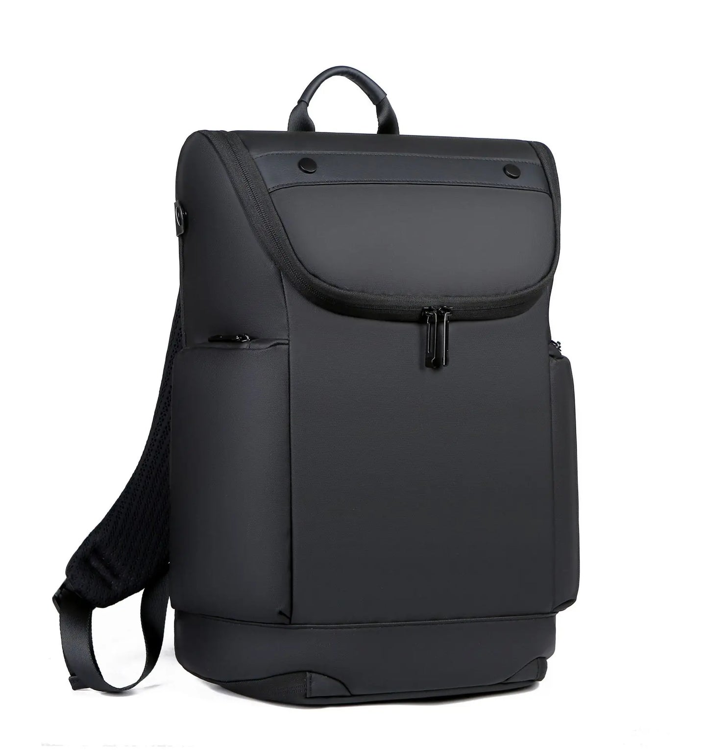 CFUN YA 2023 New Luxury Black Business Backpacks Wide Open 15.6 Computer Bagpack Men's Laptop Back Pack Waterproof Travel Bags