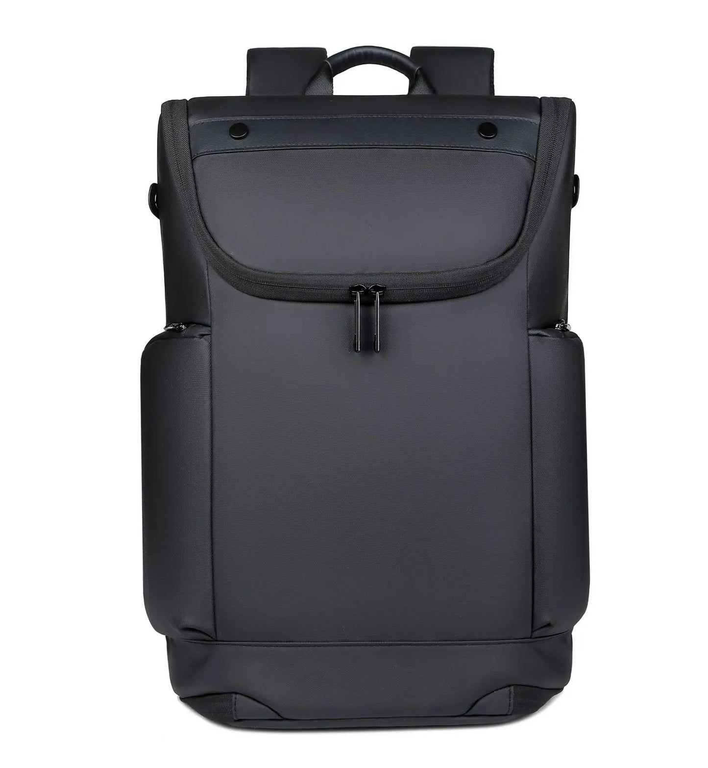 CFUN YA 2023 New Luxury Black Business Backpacks Wide Open 15.6 Computer Bagpack Men's Laptop Back Pack Waterproof Travel Bags