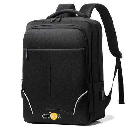 CFUN YA 2023 New Luxury Large 15.6 Inch Laptop Backpack Men USB Computer SchoolBag Business Bag Travel Rucksack College Daypack