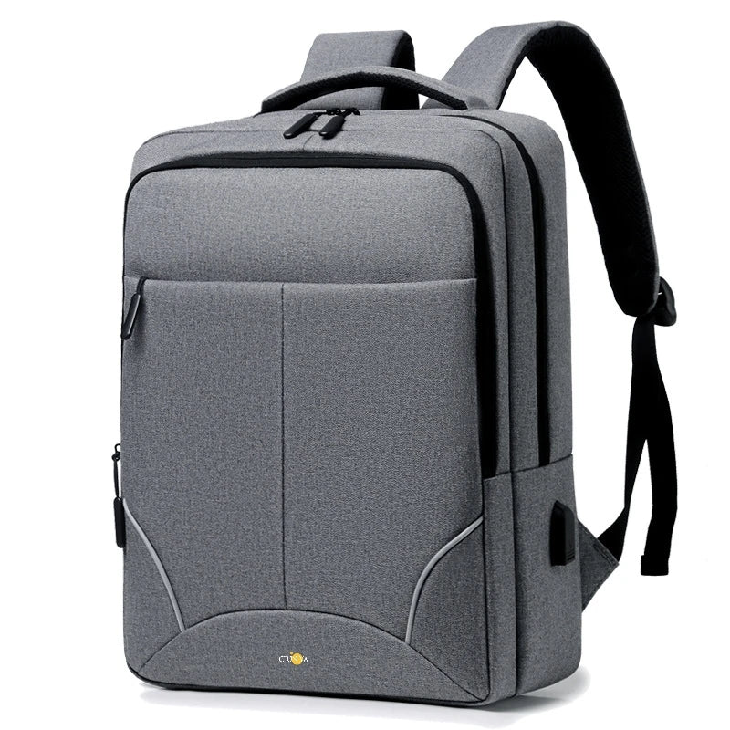 CFUN YA 2023 New Luxury Large 15.6 Inch Laptop Backpack Men USB Computer SchoolBag Business Bag Travel Rucksack College Daypack