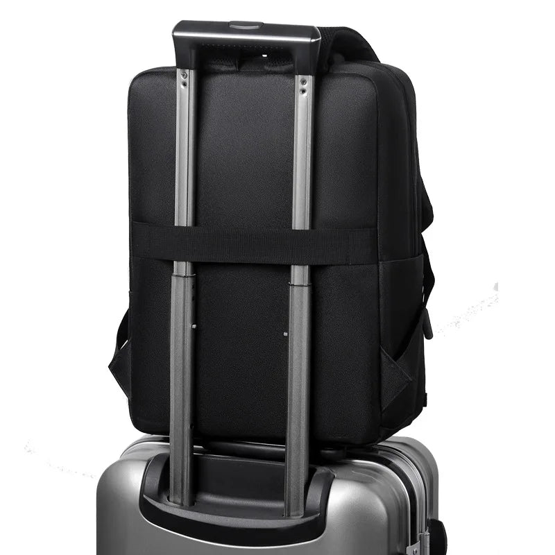 CFUN YA 2023 New Luxury Large 15.6 Inch Laptop Backpack Men USB Computer SchoolBag Business Bag Travel Rucksack College Daypack