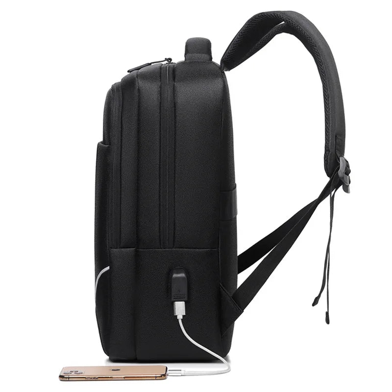 CFUN YA 2023 New Luxury Large 15.6 Inch Laptop Backpack Men USB Computer SchoolBag Business Bag Travel Rucksack College Daypack
