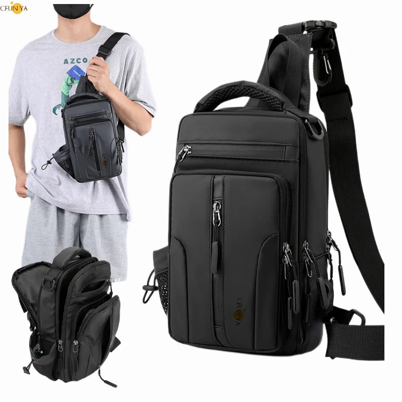 CFUN YA 2023 New Men's Chest Bag Outdoor Travel Shoulder Bags Waist Pack Kangol Handbag Free Shipping 크로스백 남성 Bandolera Hombre