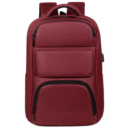 CFUN YA 2023 Spring New Business Backpack 15/17 Inch Laptop Backpacking Oxford Waterproof Travel Bagpack USB Charging School Bag