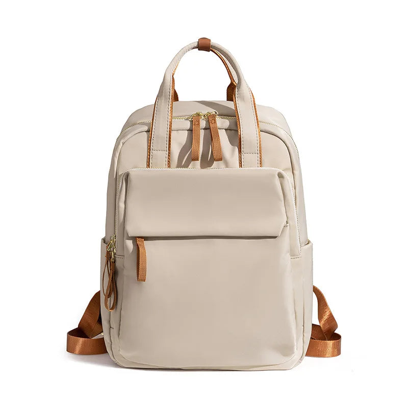 CFUN YA 2023 Vintage 14 inch Laptop Backpack Women Handbags Travel Rucksack Leisure Backpacks School Bags For Teenagers Girls
