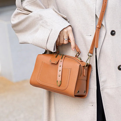 CFUN YA 2024 Fashion Luxury Women's Shoulder Bag Real Leather Female Handbag Lady Cross Bags Totes Mummy Top Handle Bag Purse