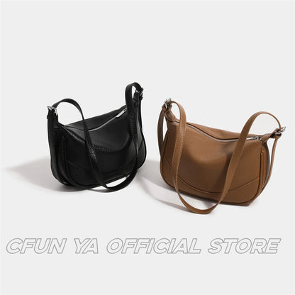 CFUN YA 2024 New Fashion Shoulder Bag For Women Hobos Leather Female Crossbody Handbag Holiday Smalle Lady Bag Sac De Luxe Femme