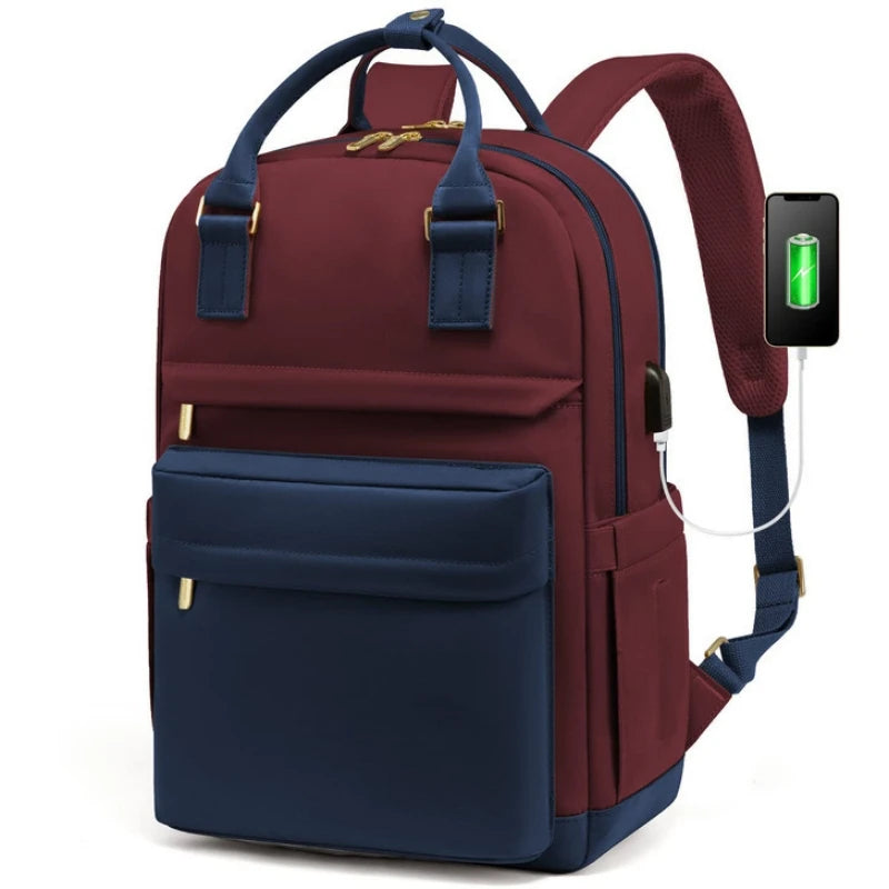 CFUN YA 2024 New Fashion Travel Backpack For Women Men USB Computer Bag Pack College Student School Bag Mochila Laptop Backpacks