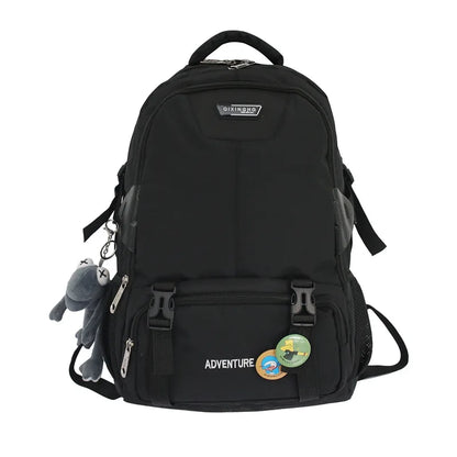 CFUN YA 2024 New Trend Black Backpack For High School Students Schoolbag Teen Boys Girls Bookbag  Bag Travel Bagpack Mochila