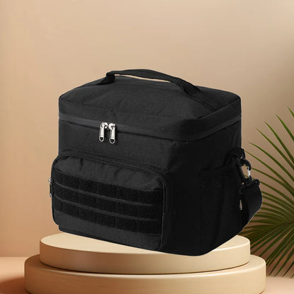 CFUN YA 2024 New Trend Camo Insulation Bag Oxford Cloth Portable Lunch Shoulder Cross Bag For Work Outdoor Ice Food Bag Handbag