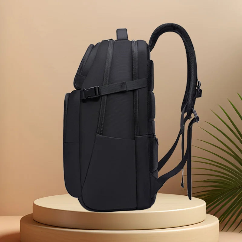CFUN YA Designer Luxury Men's Backpack Large 17.3" Laptop Bag Backpacks Travel Rucksack College Student Schoolbag Male Bagpack