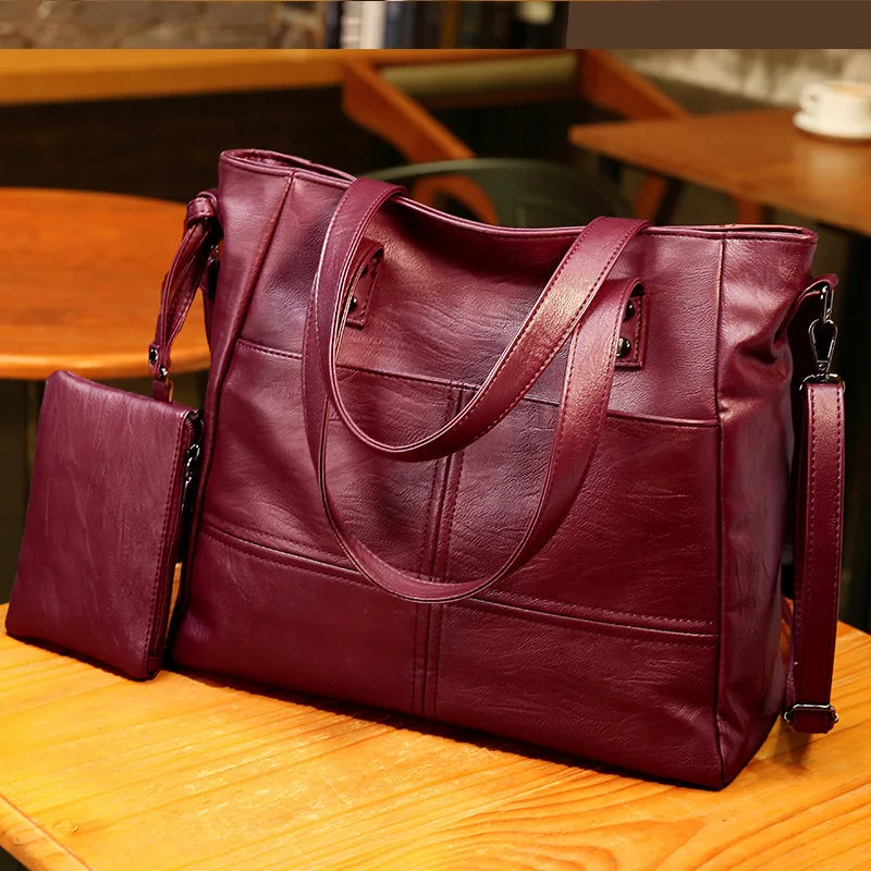 CFUN YA Designer Luxury Shoulder Bag Women Large Capacity  PU Female Handbag Mother's Totes Bag Messenger Square Bag Bolsos Sac