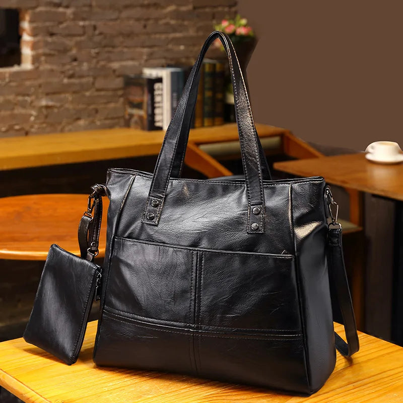 CFUN YA Designer Luxury Shoulder Bag Women Large Capacity  PU Female Handbag Mother's Totes Bag Messenger Square Bag Bolsos Sac