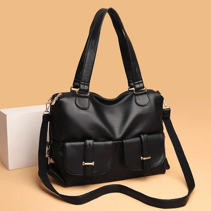 CFUN YA Desinger Fashion Trend Leather Women's Handbag Large Female Shoulder Cross Bags Ladies Tote Messenger Pack Mochila Sac M