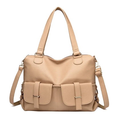CFUN YA Desinger Fashion Trend Leather Women's Handbag Large Female Shoulder Cross Bags Ladies Tote Messenger Pack Mochila Sac M