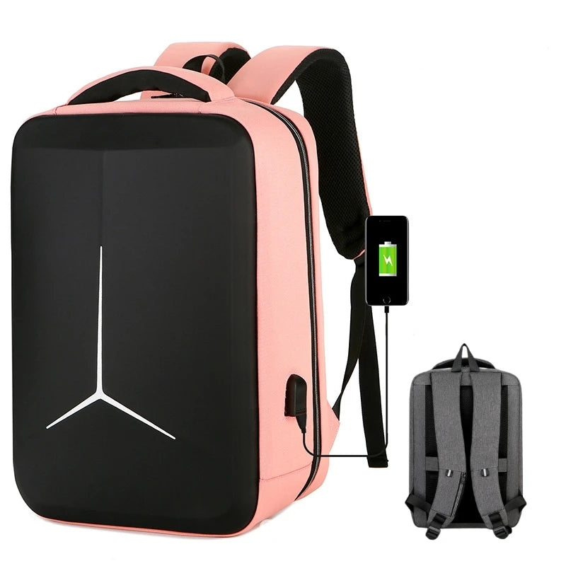 CFUN YA Fashion 15.6/17.3 Inch Laptop Bag Backpack USB Notebook Bagpack Business Men Women Computer Backpacks Travel Rucksack