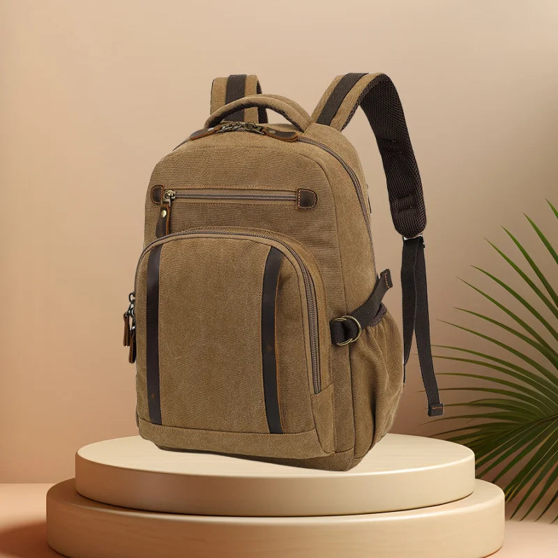 CFUN YA Fashion 2024 Canvas Backpack Men Women Outdoor Sports Climbing Rucksack Bag Pack 15.6 Laptop Backpacks Mochilas Bookbag