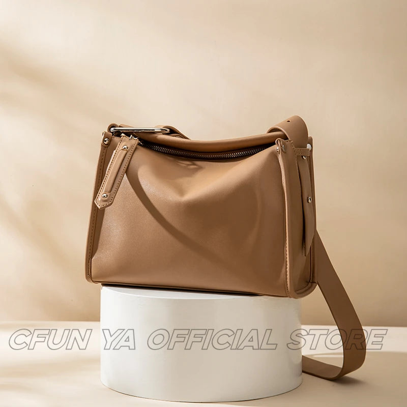 CFUN YA Fashion 2024 Fall Winter Handbag For Women Large Capacity Female Shoulder Crossbody Bag Causal Messenger Saddle Pack