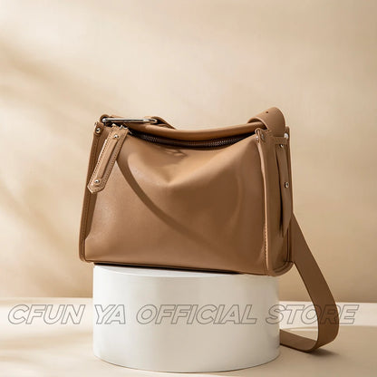 CFUN YA Fashion 2024 Fall Winter Handbag For Women Large Capacity Female Shoulder Crossbody Bag Causal Messenger Saddle Pack