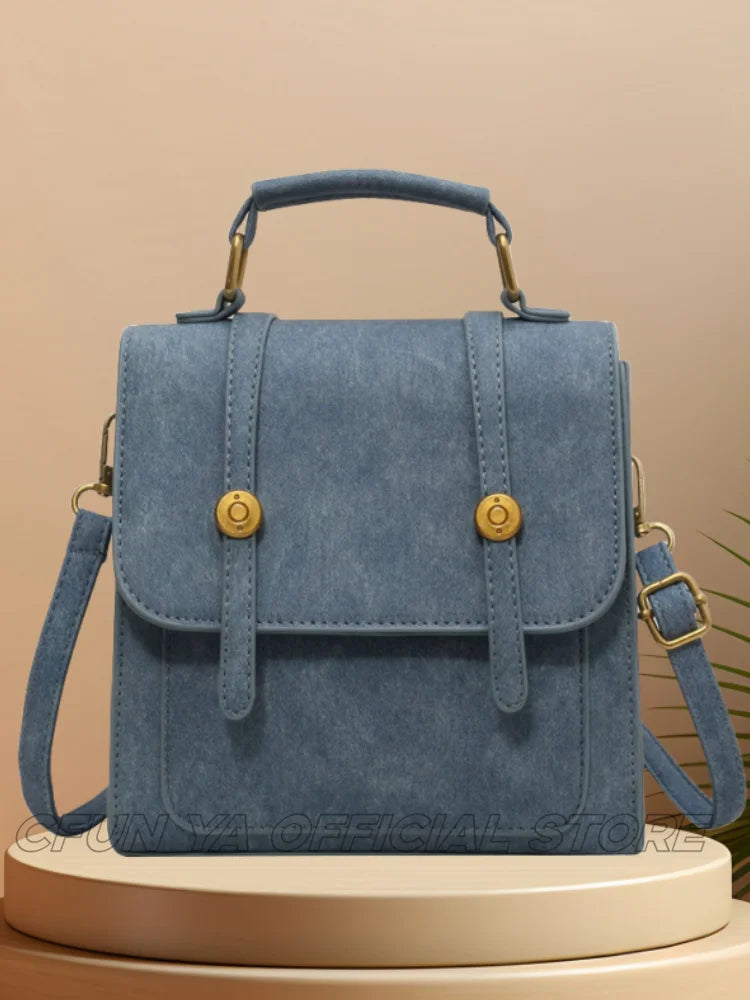 CFUN YA Fashion Backpack For Women Korean Teen Girls Handbag Large Capacity Female Square Bagpack Students Schoolbag Mochilas