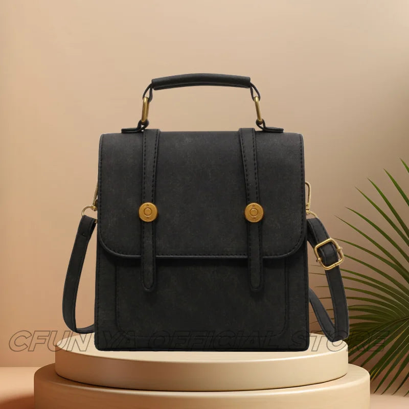 CFUN YA Fashion Backpack For Women Korean Teen Girls Handbag Large Capacity Female Square Bagpack Students Schoolbag Mochilas