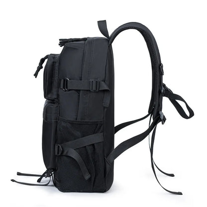CFUN YA Fashion Black Grey Traveling Backpack Men Outdoor Climbing Trekking Backpacking Teenager Boys Weekender Bagpack Bags