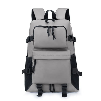 CFUN YA Fashion Black Grey Traveling Backpack Men Outdoor Climbing Trekking Backpacking Teenager Boys Weekender Bagpack Bags