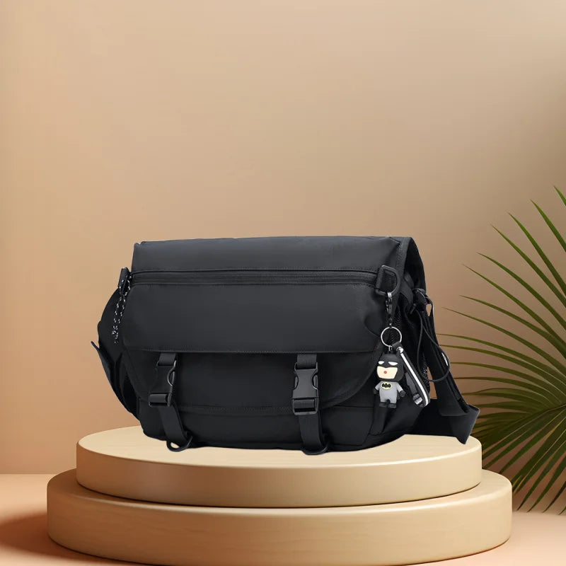 CFUN YA Fashion Black Men's Shoulder Bag Oxford Waterproof Female Shoulder Sling Chest Bag Women Messenger Cross Handbag Purse
