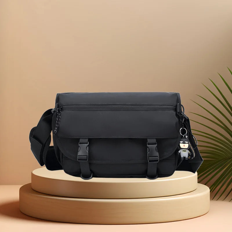 CFUN YA Fashion Black Men's Shoulder Bag Oxford Waterproof Female Shoulder Sling Chest Bag Women Messenger Cross Handbag Purse