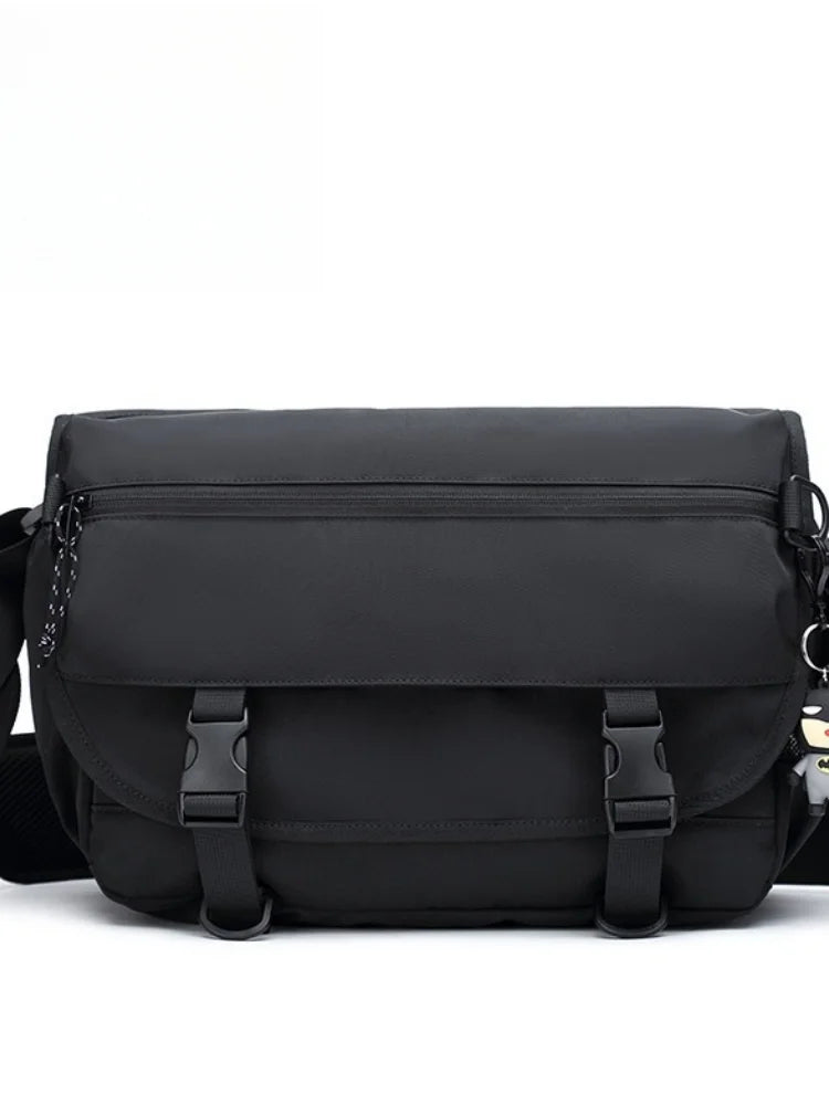 CFUN YA Fashion Black Men's Shoulder Bag Oxford Waterproof Female Shoulder Sling Chest Bag Women Messenger Cross Handbag Purse
