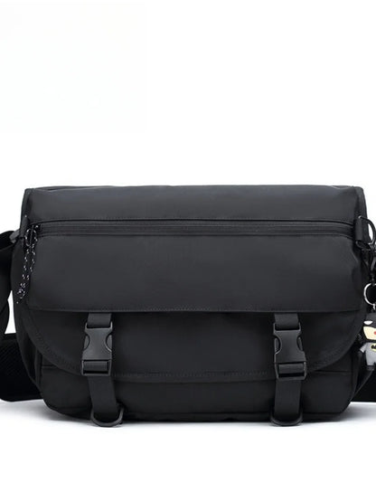CFUN YA Fashion Black Men's Shoulder Bag Oxford Waterproof Female Shoulder Sling Chest Bag Women Messenger Cross Handbag Purse