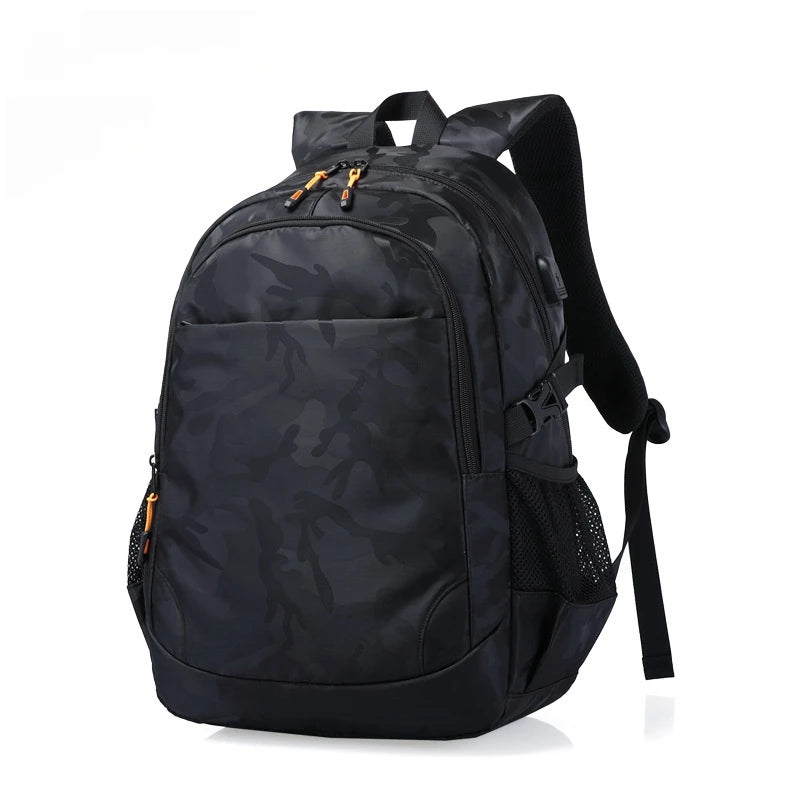 CFUN YA Fashion Causal Backpack For Men Large Capacity 15 16 Notebook Bag Pack College Student Schoolbag Travel Knapsack Mochila