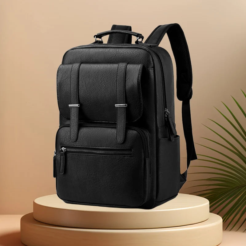 CFUN YA Fashion Causal PU Backpack For Men Multifunction 15.6" Laptop Bag Pack Teen Student Bookbag Travel Bagpack Rucksack New