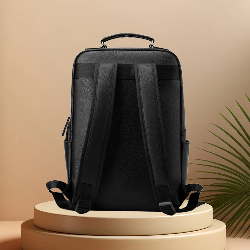 CFUN YA Fashion Causal PU Backpack For Men Multifunction 15.6" Laptop Bag Pack Teen Student Bookbag Travel Bagpack Rucksack New