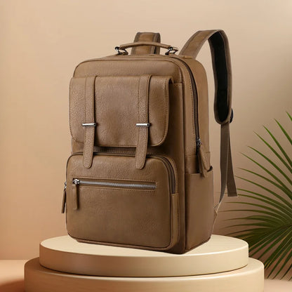 CFUN YA Fashion Causal PU Backpack For Men Multifunction 15.6" Laptop Bag Pack Teen Student Bookbag Travel Bagpack Rucksack New