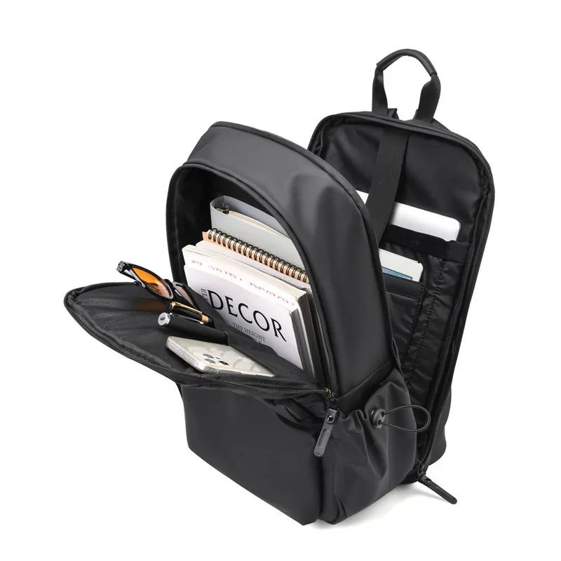 CFUN YA Fashion Luxury Men's Backpack For 15.6 Laptop Waterproof Business Backpacks Travel Knapsack College Student Schoolbag