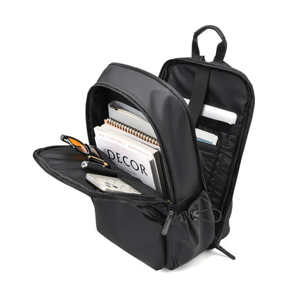 CFUN YA Fashion Luxury Men's Backpack For 15.6 Laptop Waterproof Business Backpacks Travel Knapsack College Student Schoolbag