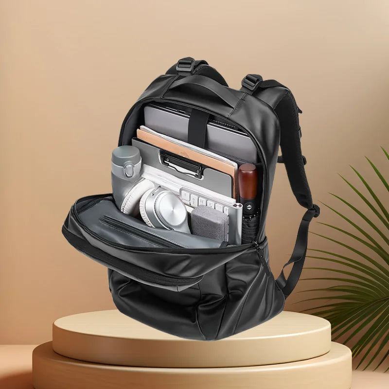 CFUN YA Fashion Luxury Men's Backpack Large 16Inch Laptop Bag Pack Waterproof Business Backpacks Male Travel Rucksack Mochila