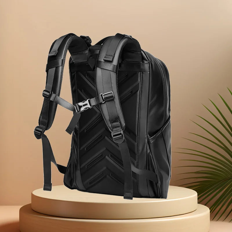 CFUN YA Fashion Luxury Men's Backpack Large 16Inch Laptop Bag Pack Waterproof Business Backpacks Male Travel Rucksack Mochila
