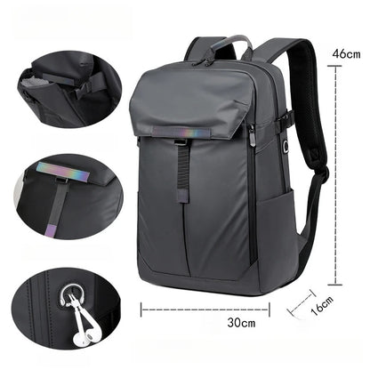 CFUN YA Fashion Luxury Men's Backpack Waterproof 15.6 Laptop Bag Pack Student Bookbag Causal Travel Bagpack Schoolbag Mochilas