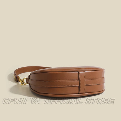 CFUN YA Fashion Luxury Small Shoulder Bag For Women Underarm Saddle Bag Female Handbag Purse Phone PackSac a Mains Femme 2024