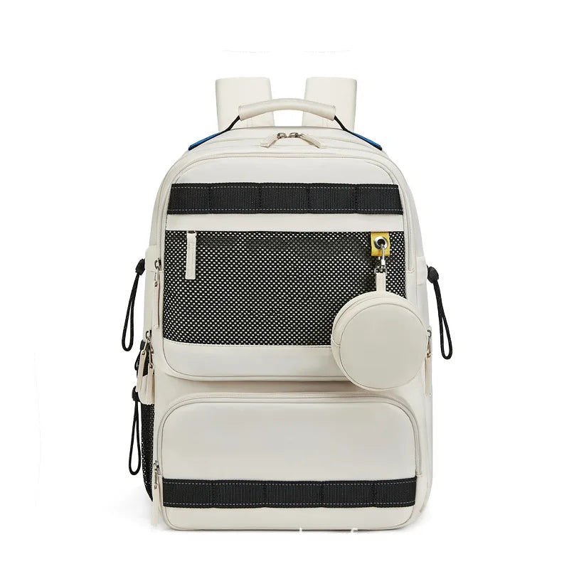 CFUN YA Fashion Luxury Student Backpack Nylon 17 Laptop Bag Pack Unisex Bags Teen Girls Boys Schoolbag Travel Rucksack Mochilas