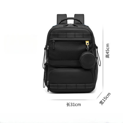 CFUN YA Fashion Luxury Student Backpack Nylon 17 Laptop Bag Pack Unisex Bags Teen Girls Boys Schoolbag Travel Rucksack Mochilas