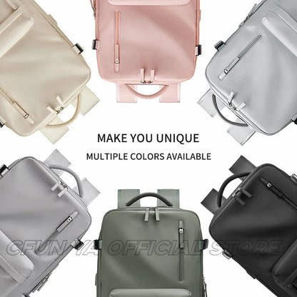 CFUN YA Fashion Luxury Travel Backpack For Women Men Large Expandable 16 Inch Laptop Back Bag Collge Students Schoolbag Mochilas