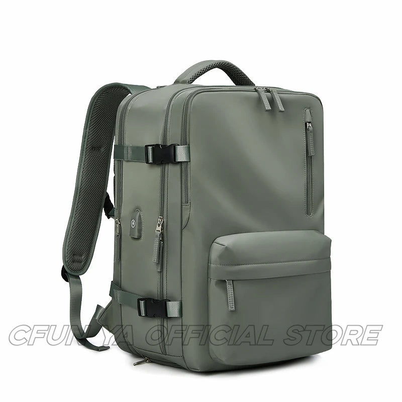 CFUN YA Fashion Luxury Travel Backpack For Women Men Large Expandable 16 Inch Laptop Back Bag Collge Students Schoolbag Mochilas